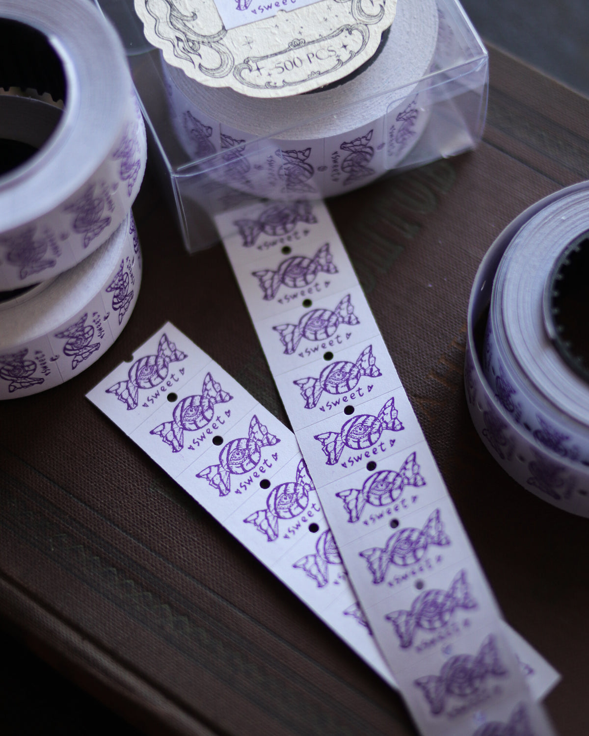 Full roll of labels sticker - Sweet 標籤貼紙整卷 - 糖果