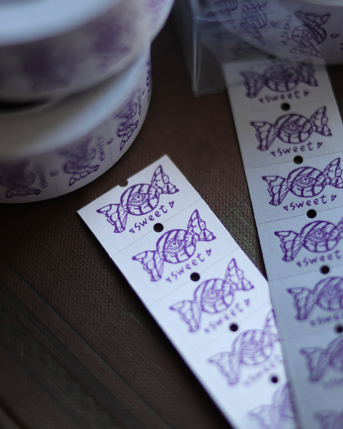 Full roll of labels sticker - Sweet 標籤貼紙整卷 - 糖果