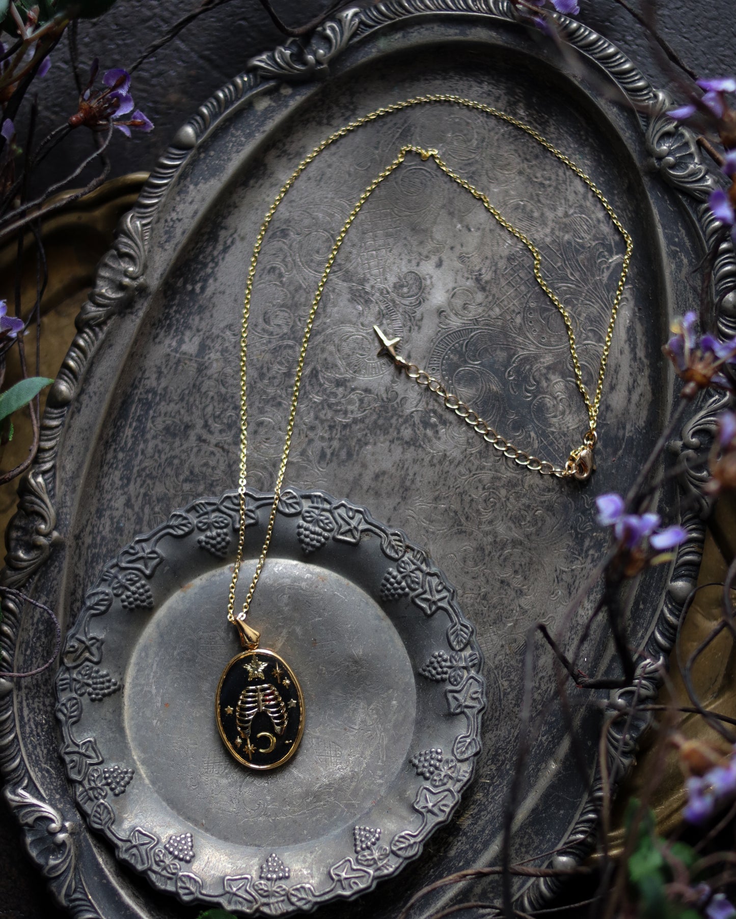 Vintage style necklace - Wish you become a star