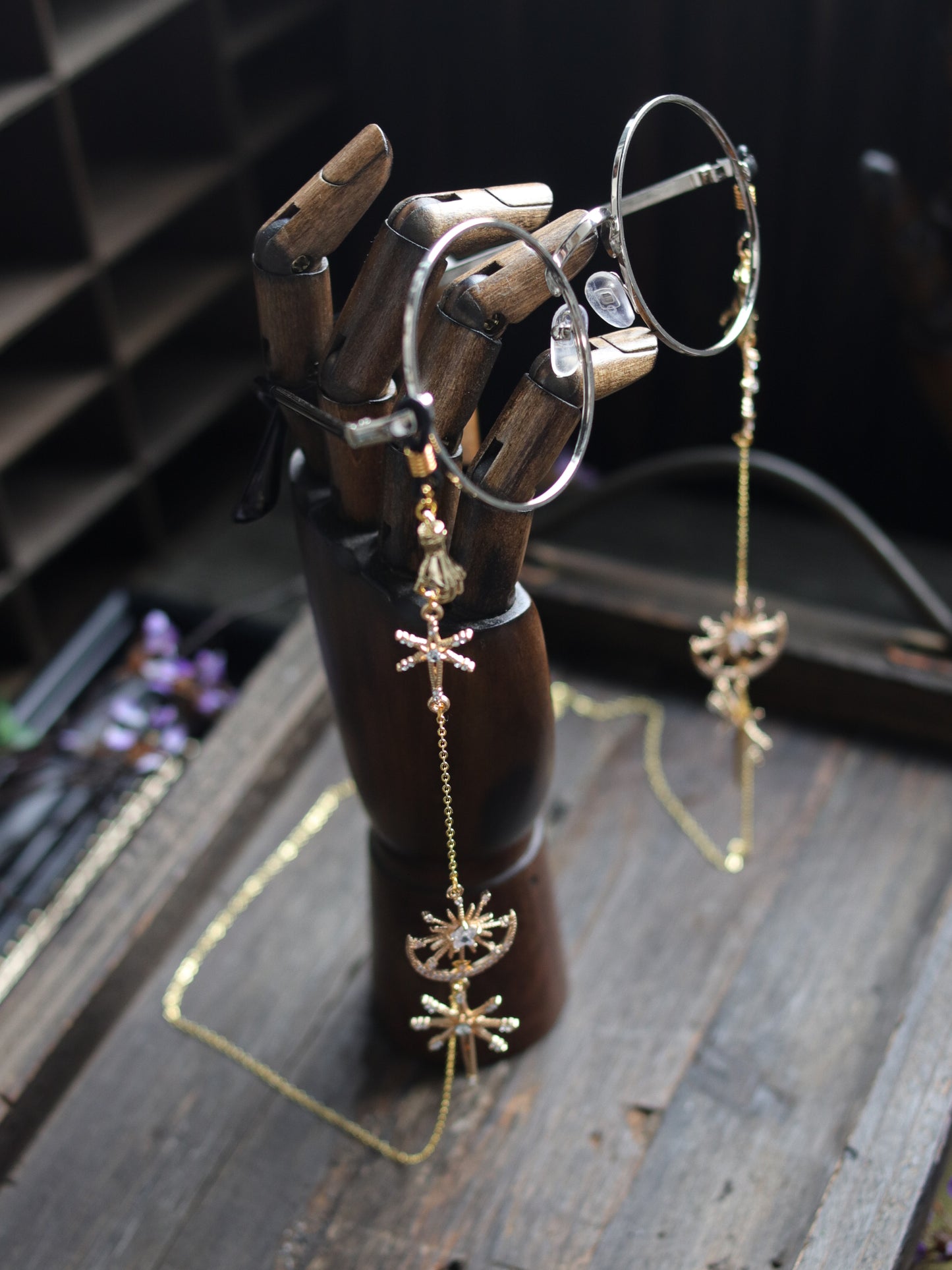 Vintage style eyewear chain - Star Fragments