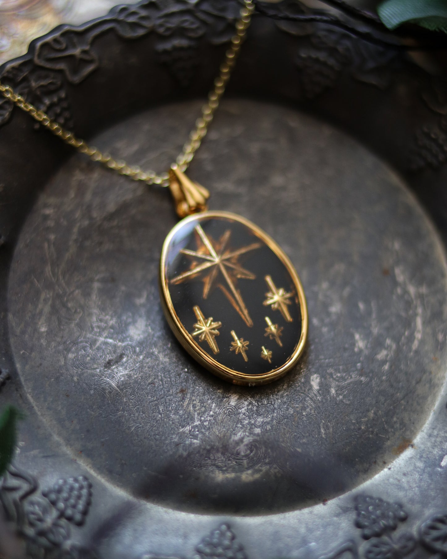 Vintage style necklace - Starlights