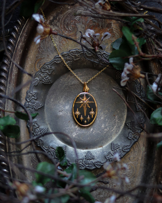 Vintage style necklace - Starlights