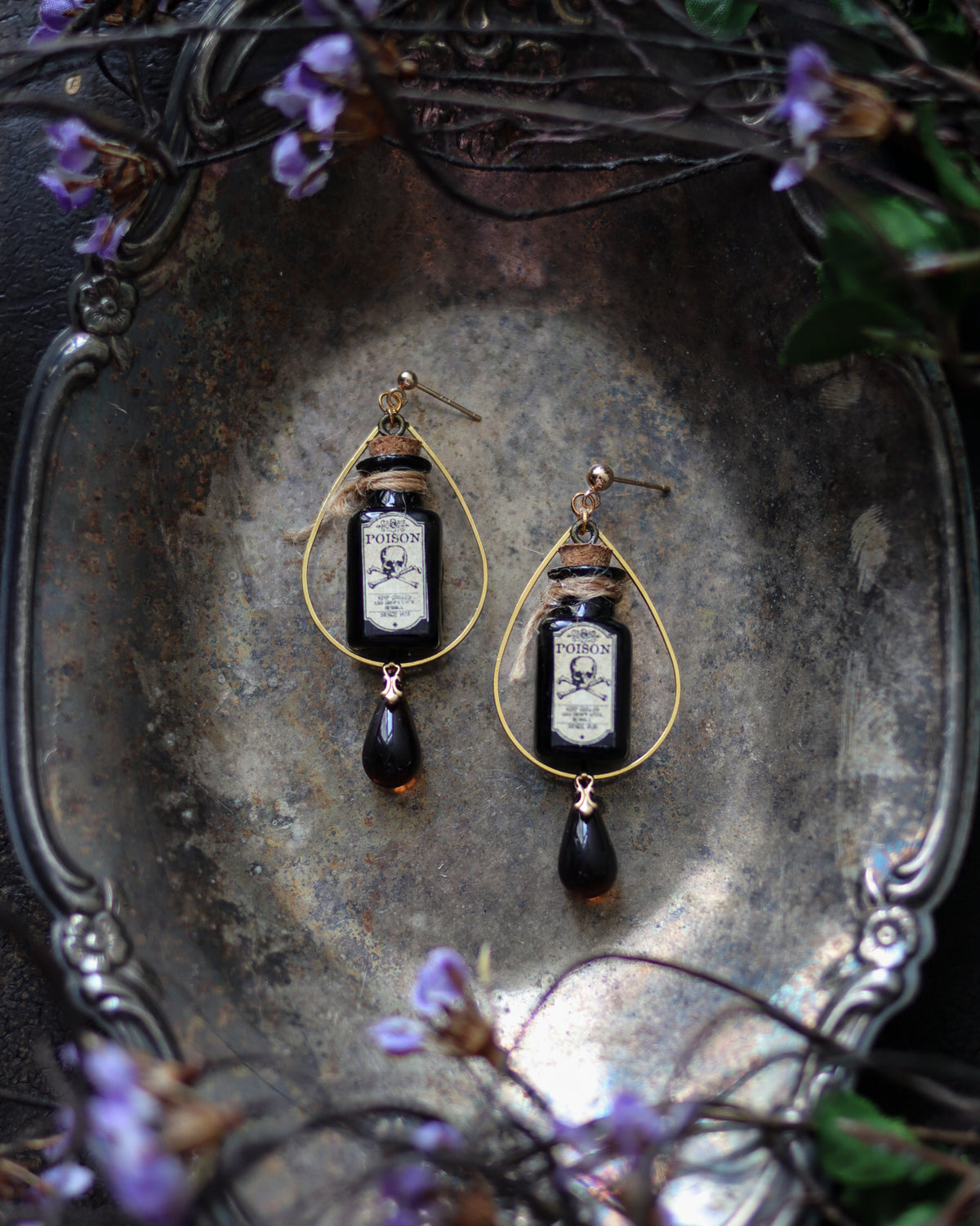 Earrings - Poison Shizuku 耳環 - 毒之雫