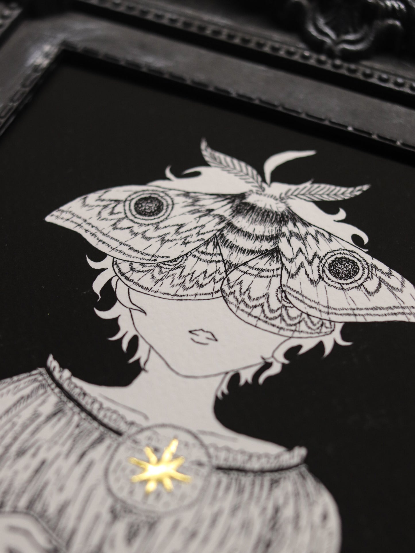 Giclée Art Print - Moth girl