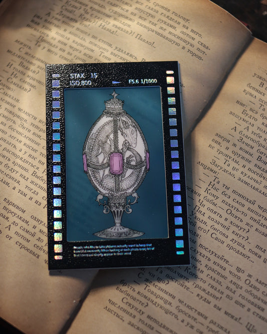 Film Style Card - The slumber king of the sky  底片風半透小卡 - 沉睡的空之王