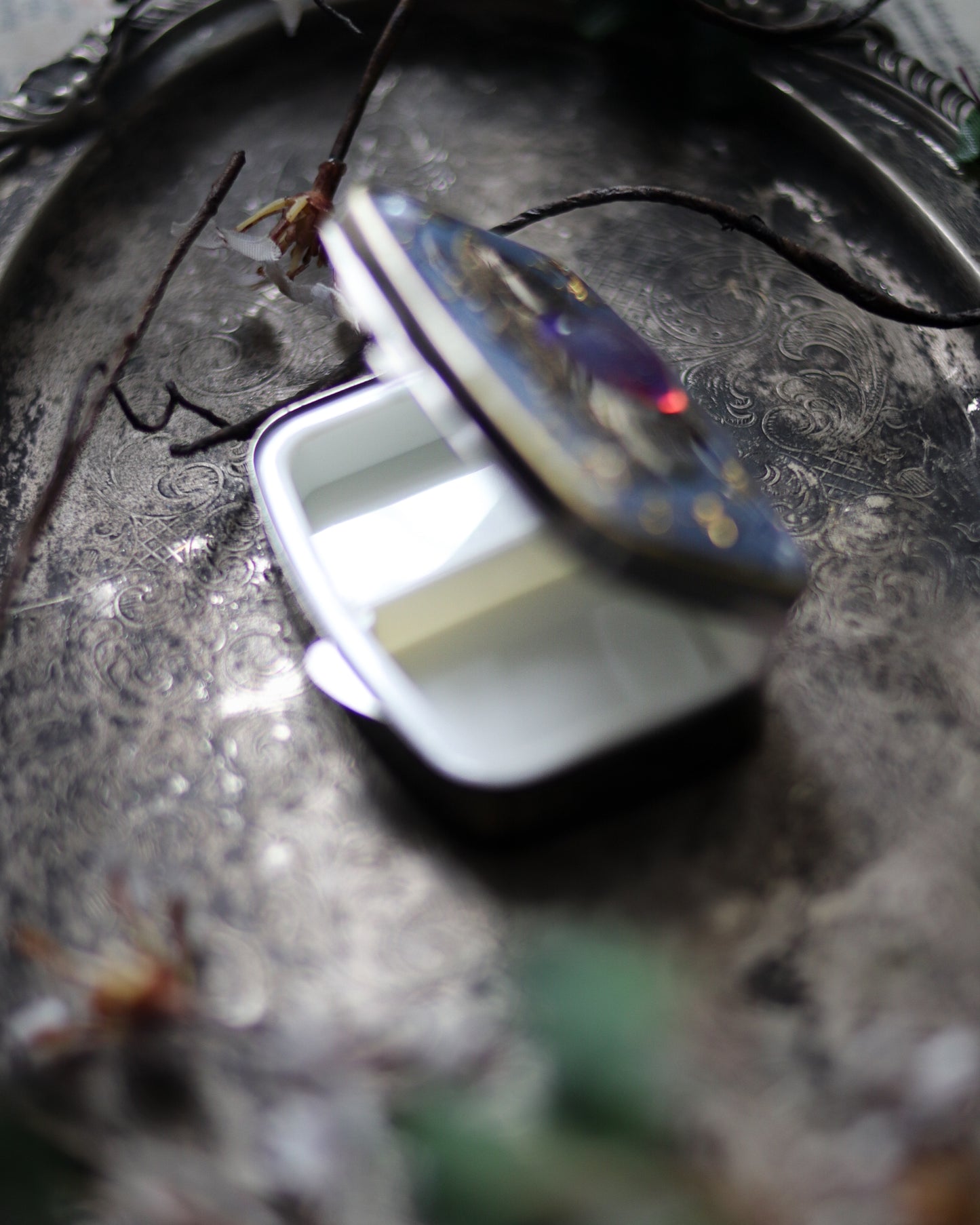 Mini jewelry pill box - Ancient Dragon's Breath 迷你首飾藥盒 - 古龍吐息