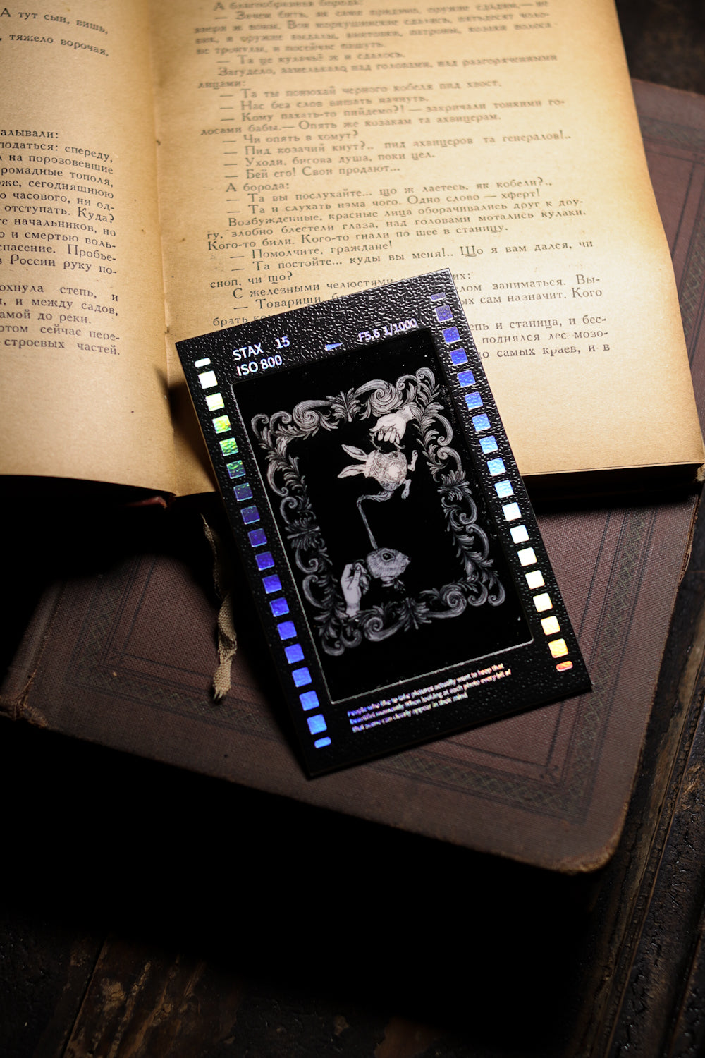 Film Style Card - Rabbit Tea Party