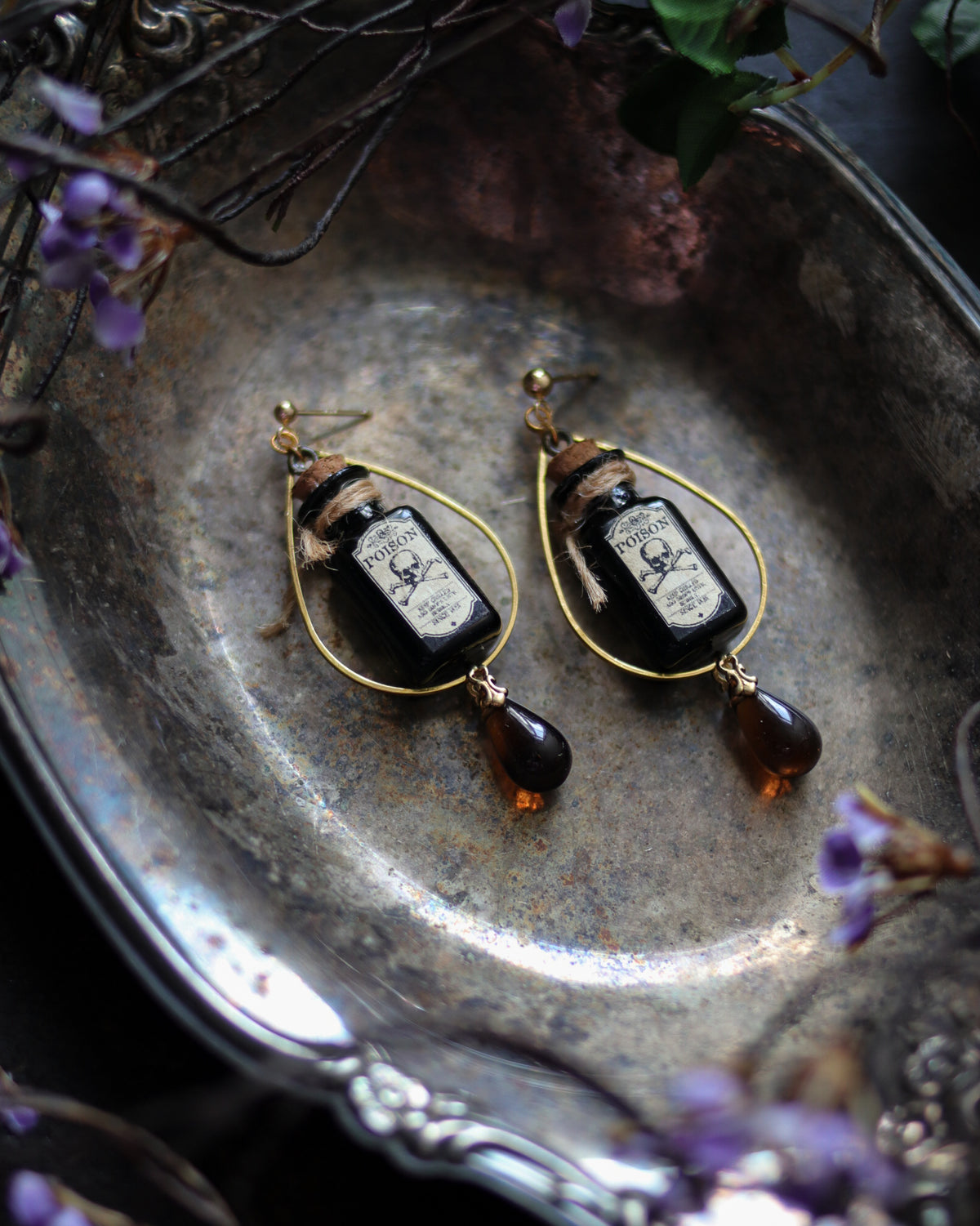Earrings - Poison Shizuku 耳環 - 毒之雫