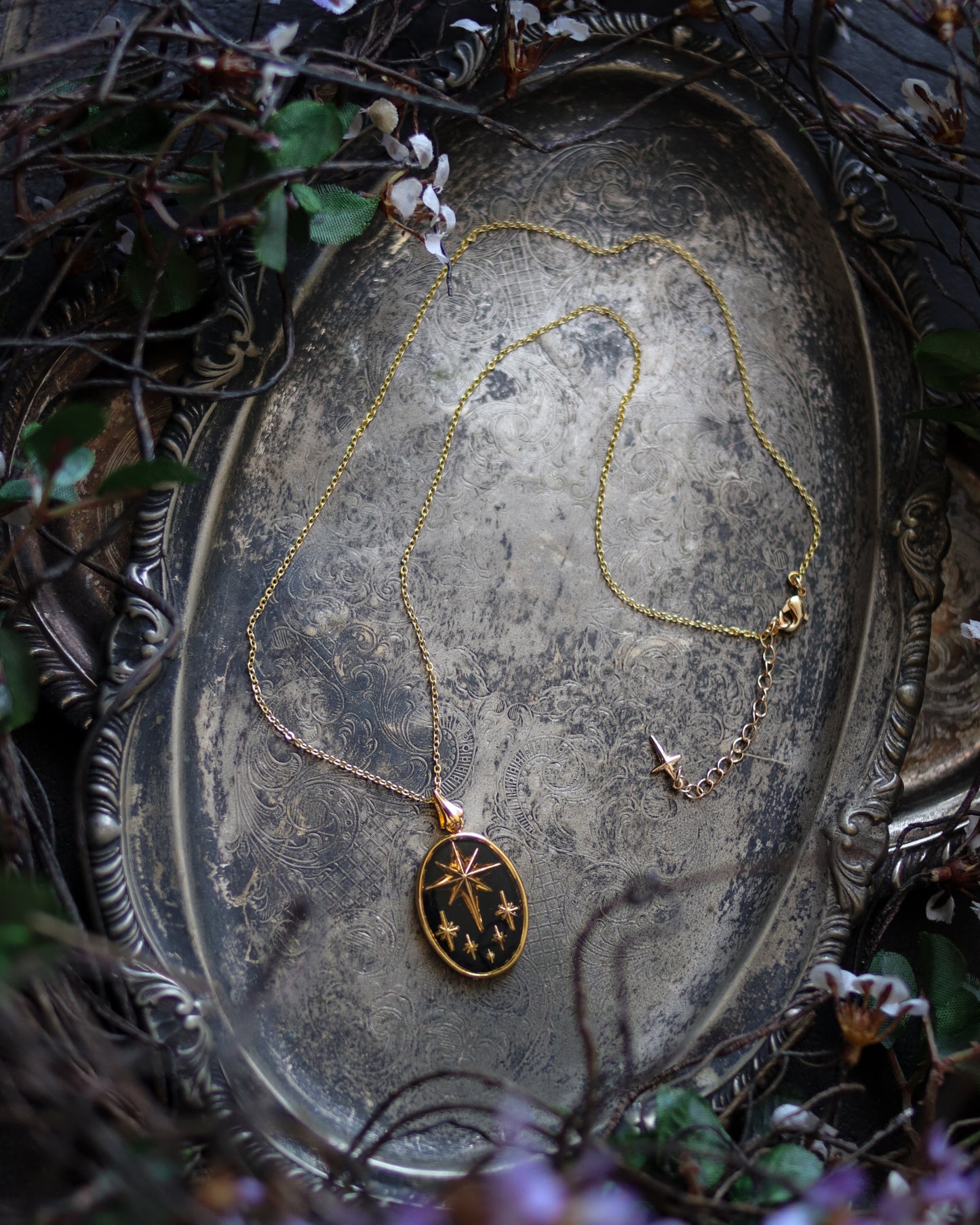 Vintage style necklace - Starlights