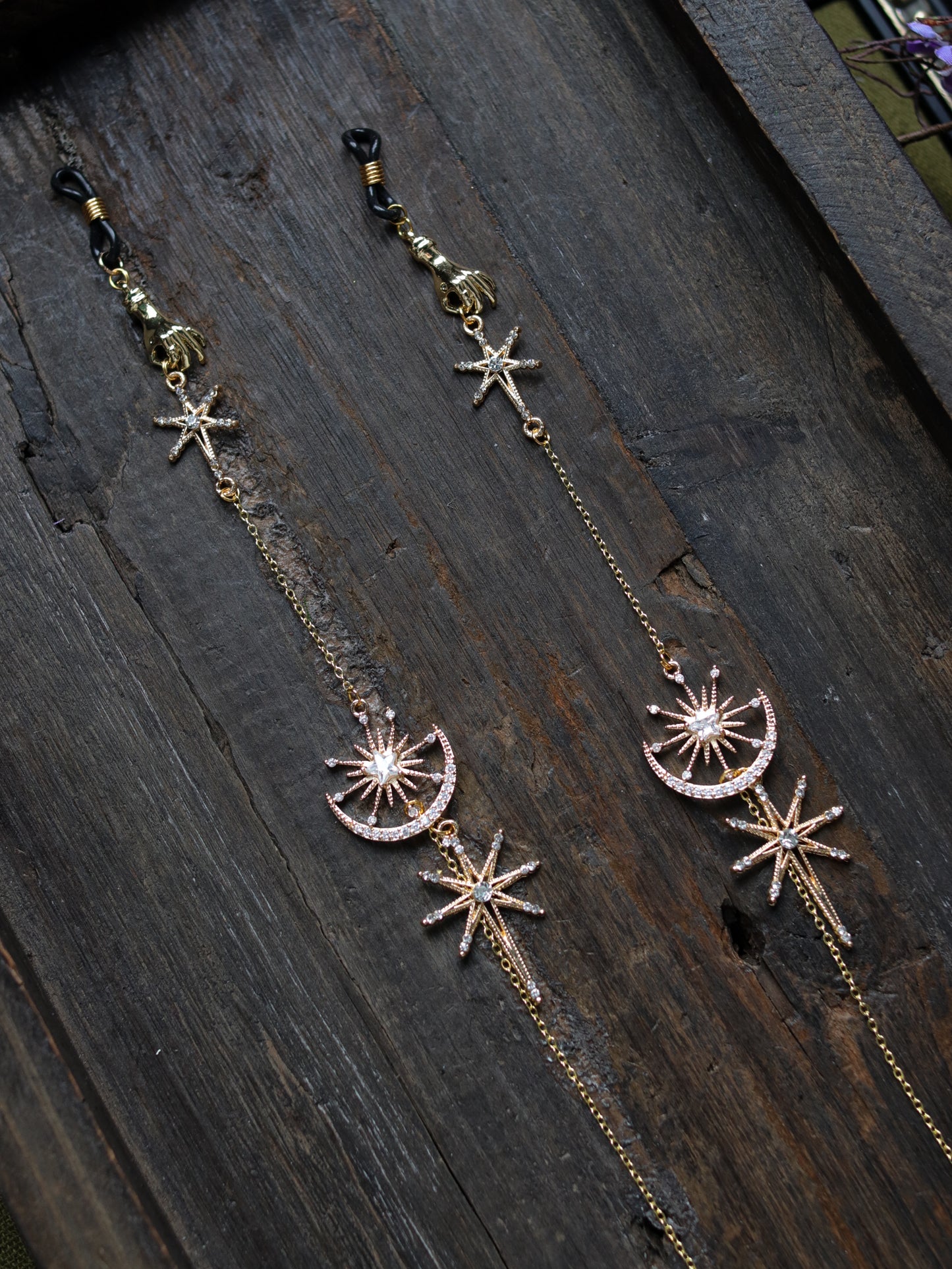 Vintage style eyewear chain - Star Fragments
