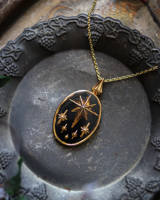 Vintage style necklace - Starlights