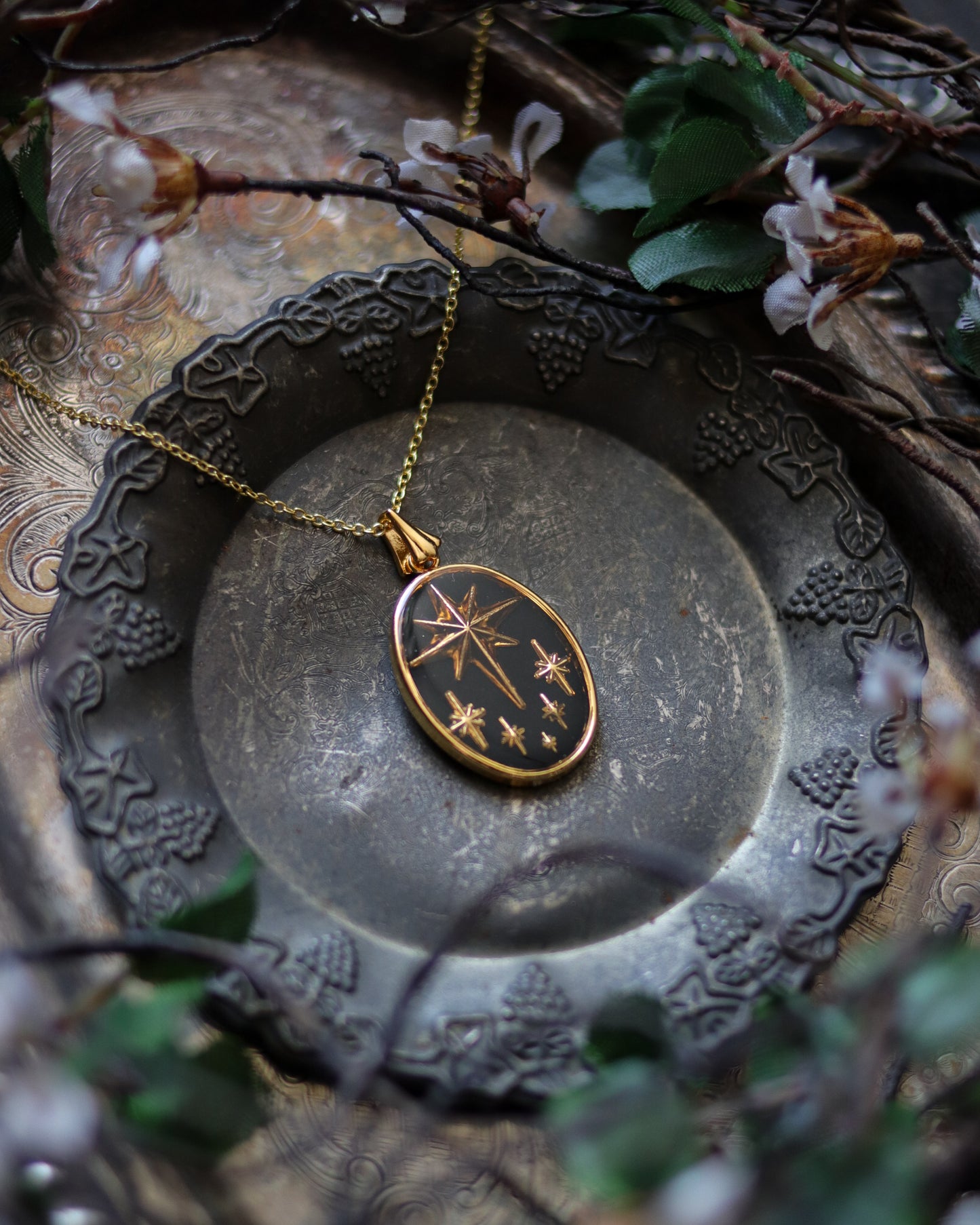 Vintage style necklace - Starlights